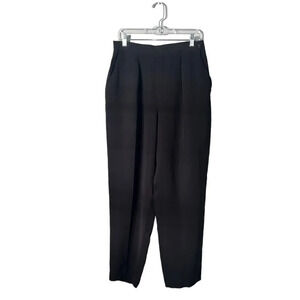 Jones New‎ York Size 14 Black Pleated Straight Leg Pants GUC